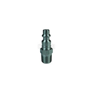 Dixon® D2BM3 DF Series Industrial Male Quick Disconnect Pneumatic Plug, 3/8-19 Nominal, Quick Disconnect Plug x BSPT, 500 psi Pressure, Steel