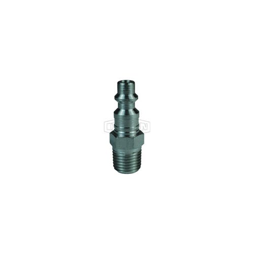 Dixon® D2M3-S Industrial Male Quick Disconnect Pneumatic Plug, 3/8-18 Nominal, Quick Disconnect Plug x NPTF