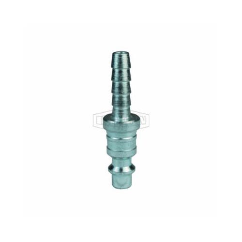 Dixon® D2S2.5 DF Series Industrial Quick Disconnect Pneumatic Plug, 1/4 in Nominal, Quick Disconnect Plug x Standard Hose Barb, 500 psi Pressure, Steel