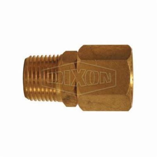 Dixon® D344R In-Line Swivel, 1/4 in, FNPT x MNPT, Brass