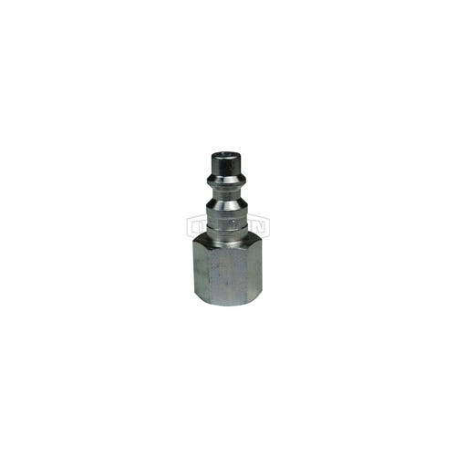Dixon® D3F2 DF Series Industrial Female Quick Disconnect Pneumatic Plug, 1/4-18 Nominal, Quick Disconnect Plug x NPTF, 500 psi Pressure, Steel