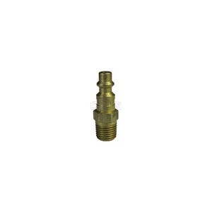 Dixon® D4M6-B DF Series Industrial Male Quick Disconnect Pneumatic Plug, 3/4-14 Nominal, Quick Disconnect Plug x NPTF, 500 psi Pressure, Brass