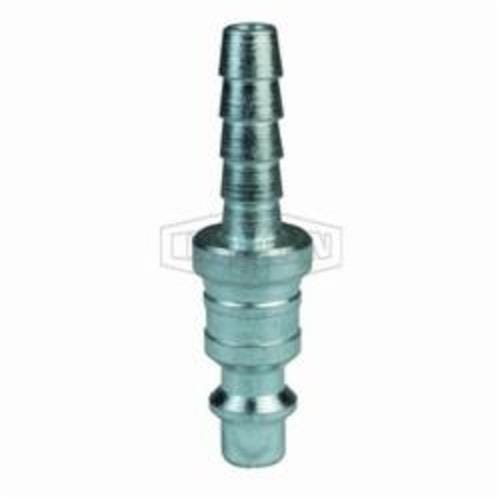 Dixon® D2S3 DF Series Industrial Interchange Quick Disconnect Pneumatic Nipple, 3/8 x 1/4 in Nominal, Quick Disconnect Coupler x Standard Hose Barb