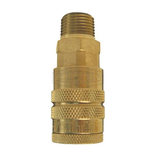Dixon® DC21 Air Chief Industrial Male Quick Connect Coupler, 1/4-18 Nominal, Quick Connect Coupler x NPTF