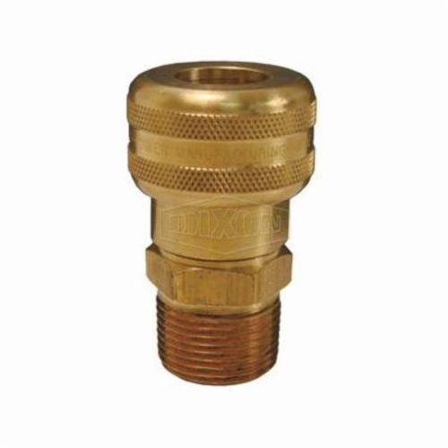 Dixon® DC2101 Air Chief Industrial Automotive Male Quick Connect Coupler, 1/8-27 Nominal, Quick Connect Coupler x NPTF