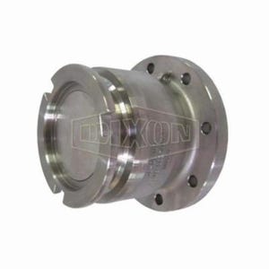 Mann-Tek by Dixon® DDA400AL164TTMA Mann-Tek Dry Disconnect Adapter Tank Unit with FKM (FPM) Seals, 4 in Nominal, Aluminum