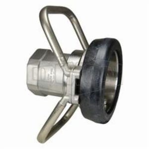 Mann-Tek by Dixon® DDC400SS Mann Tek Dry Disconnect Coupler Hose Unit with FKM (FPM) Seals, 4 in Nominal, Coupler x FNPT End Style, 316 Stainless Steel
