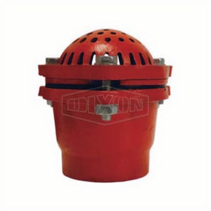 Dixon® DFVS40 Threaded Foot Valve, 4 in, FNPT, Cast Iron Body