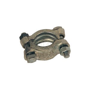 Dixon® DL20 Double Bolt Clamp, 1-48/64 to 2-3/64 in Nominal, Iron Band, Domestic