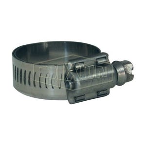 Dixon® Aero-Seal® DL9232 Style DL Liner Worm Gear Clamp, 1-9/16 to 2-1/2 in Clamping, Stainless Steel Band