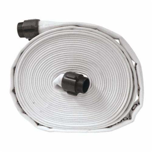 Dixon® DM15-50RAT Double Jacket Mill Hose, 1-1/2 in, NPT, 50 ft L L, 200 psi Working, Aluminum, Domestic