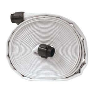 Dixon® DM15-50RAT Double Jacket Mill Hose, 1-1/2 in, NPT, 50 ft L L, 200 psi Working, Aluminum, Domestic