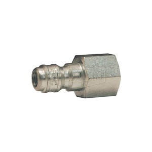 Dixon® E3F3 Straight Through Interchange Quick Connect Plug, 3/8-18 Nominal, FNPT, Steel