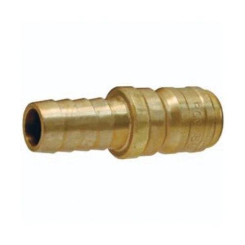 Dixon® E6F6-B DQC E Straight Through Interchange Quick-Connect Hose Plug, 3/4 x 3/4 in Nominal, Barb x Female NPTF End Style, Brass, Domestic