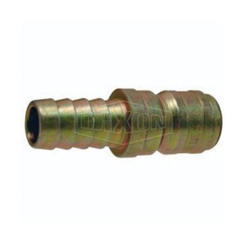 Dixon® E8S8 E Series Straight Through Interchange Quick-Connect Plug, 1 in Nominal, Hose Barb, Steel, Domestic