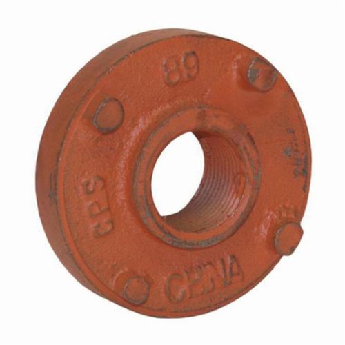Dixon® EC401 End Cap with Tapped Outlet, 4 in Nominal, Ductile Iron, Import