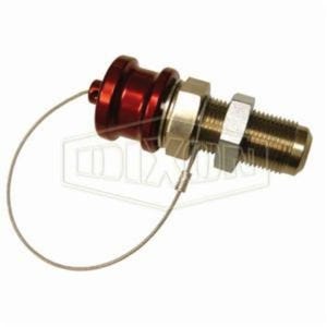 Dixon® FloMax ERJ-C Standard Engine Oil Bulkhead Receiver with Cap, 3/4 in Nominal, Male JIC, Aluminum, Domestic