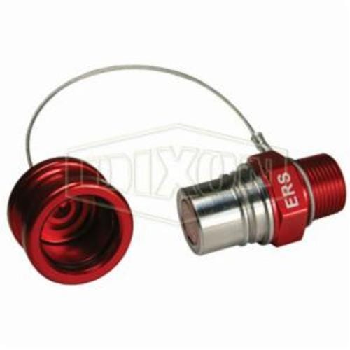 Dixon® FloMax ERS-C Standard Engine Oil Receiver with Cap, 3/4 in Nominal, MNPT, Aluminum, Domestic