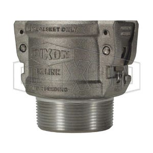 Dixon® EZL200-B-AL EZLink™ Type B Armless Cam and Groove Coupler with Buna-N Gasket, 2 in Nominal, Coupler x MNPT End Style, Aluminum, Domestic