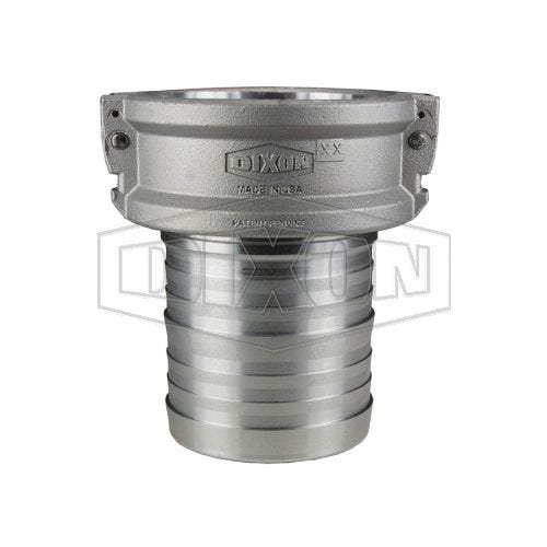 Dixon® King Crimp™ EZL400-C-AL EZLink™ Type-C Armless Cam and Groove Coupler with Buna-N Gasket/Gasket Seal, 4 in Nominal, Coupler x Hose Shank End Style