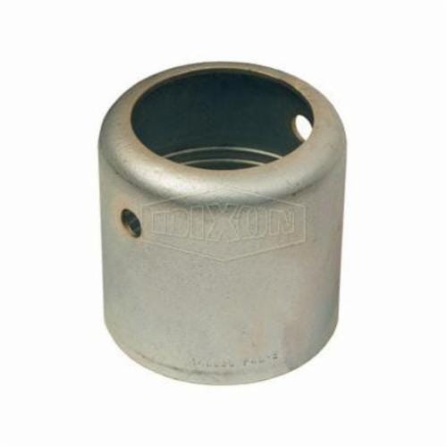 Dixon® F20-3 Holedall® Standard External Swage Ferrule, 1-1/4 in ID x 1-57/64 to 2 in OD Nominal, Carbon Steel, Hose End Style, 2-7/8 in L, Domestic