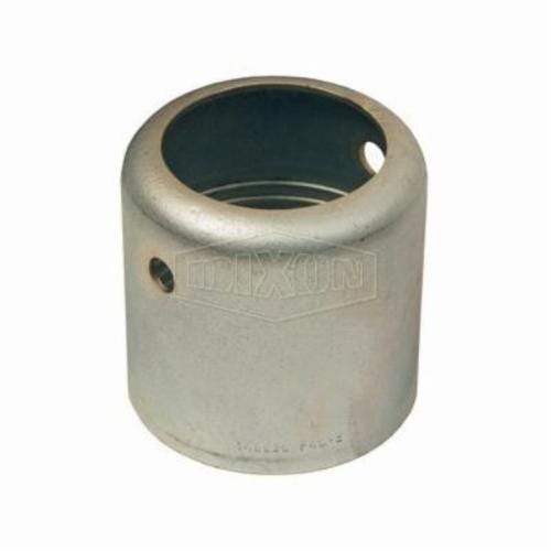 Dixon® F64-1 Holedall® Standard External Swage Ferrule, 4 in ID x 4-40/64 to 4-44/64 in OD Nominal, Carbon Steel, Hose End Style, 5-5/16 in L, Domestic