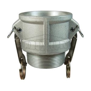 Dixon® G100-B-AL Type B Cam and Groove Coupler, 1 in Nominal, Female Coupler x MNPT End Style, Aluminum, Import