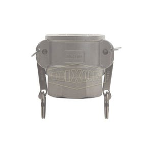 Dixon® G100-D-SS Type D Cam and Groove Coupler, 1 in Nominal, Female Coupler x FNPT End Style, 316 Stainless Steel, Import