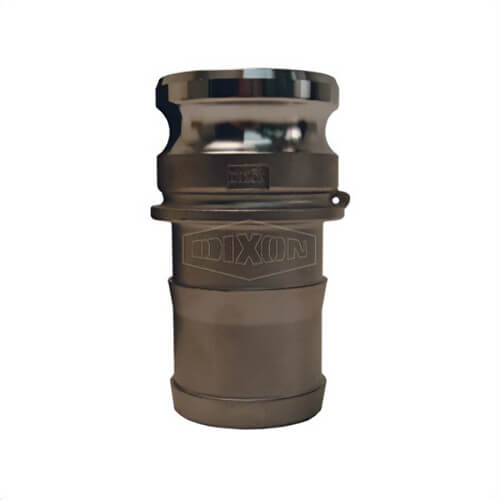 Dixon® G100-E-SS Type E Cam and Groove Adapter, 1 in, Male Adapter x Hose Shank, 316 Stainless Steel, Import