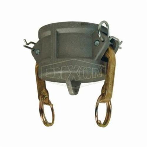 Dixon® G125-DC-AL Global Type DC Cam and Groove Dust Cap with Buna Seal and Brass Handle, 1-1/4 in, Aluminum, Domestic