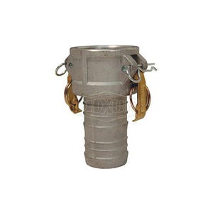 Dixon® G150-C-AL Type-C Cam and Groove Coupler, 1-1/2 in Nominal, Female Coupler x Hose Shank End Style, Aluminum, Import