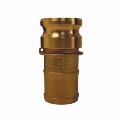 Dixon® G150-E-BR Global Type E Cam and Groove Adapter, 1-1/2 in, Male Adapter x Hose Shank, Brass, Domestic