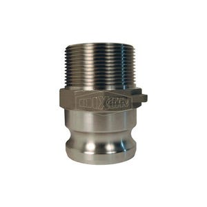 Dixon® G150-F-SS Type F Cam and Groove Adapter, 1-1/2 in, Male Adapter x MNPT, 316 Stainless Steel, Import