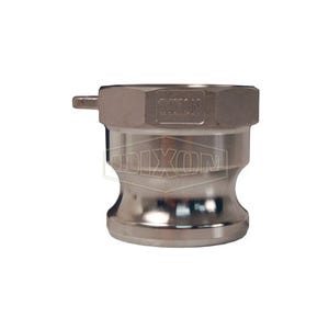 Dixon® G200-A-SS Type A Cam and Groove Adapter, 2 in, Male Adapter x FNPT, 316 Stainless Steel, Import
