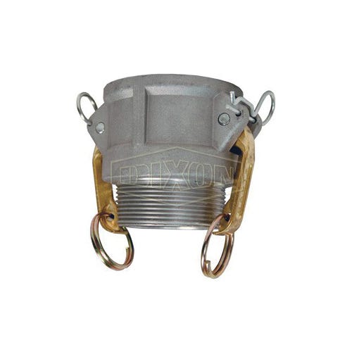 Dixon® G200-B-AL Type B Cam and Groove Coupler, 2 in Nominal, Female Coupler x MNPT End Style, Aluminum