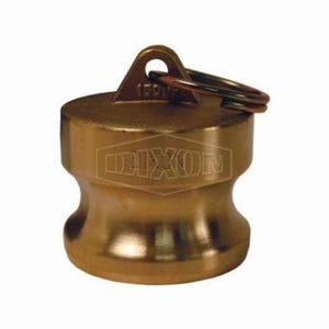 Dixon® G200-DP-BR Global Type DP Cam and Groove Dust Plug, 2 in Nominal, Brass, Domestic