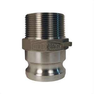 Dixon® G200-F-SS Type F Cam and Groove Adapter, 2 in, Male Adapter x MNPT, 316 Stainless Steel, Import