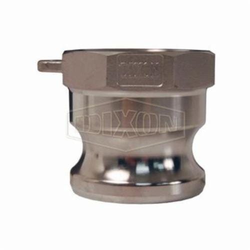 Dixon® G250-A-SS Global Type A Cam and Groove Adapter, 2-1/2 in, Male Adapter x FNPT, 316 Stainless Steel, Domestic