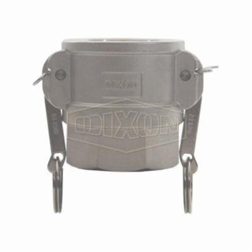 Dixon® G250-D-SS Global Type D Cam and Groove Coupler, 2-1/2 in Nominal, Female Coupler x FNPT End Style, 316 Stainless Steel, Domestic