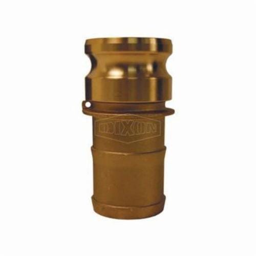 Dixon® G250-E-BR Global Type E Cam and Groove Adapter, 2-1/2 in, Male Adapter x Hose Shank, Brass, Domestic
