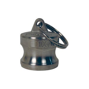 Dixon® G300-DP-SS Type DP Cam and Groove Dust Plug, 3 in Nominal, 316 Stainless Steel, Import