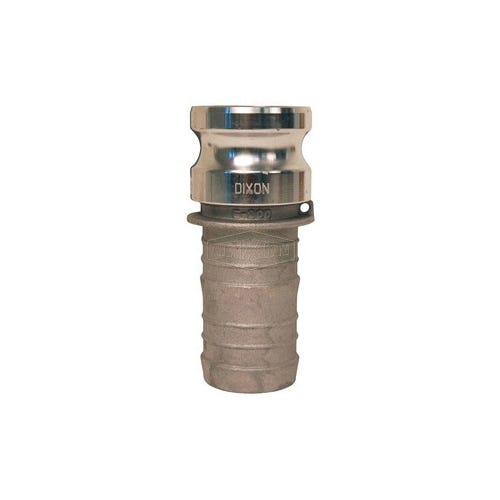 Dixon® G300-E-AL Type E Cam and Groove Adapter, 3 in, Male Adapter x Hose Shank, Aluminum, Import