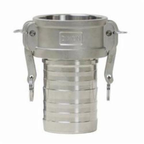 Dixon® G100-C-ALCR Global King® Crimp Type-C Cam & Groove Coupler with Buna-N Seal, 1 in Nominal, Female Coupler x Hose Shank End Style, Aluminum