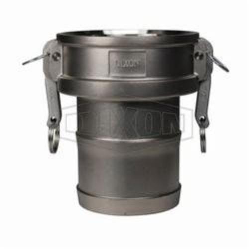 Dixon® G600-C-SS Global Type-C Cam and Groove Coupler, 6 in Nominal, Female Coupler x Hose Shank End Style, 316 Stainless Steel, Domestic