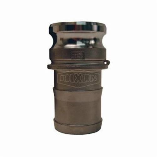 Dixon® G400-E-SS Type E Cam and Groove Adapter, 4 in, Male Adapter x Hose Shank, 316 Stainless Steel, Domestic