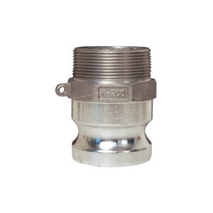 Dixon® G400-F-AL Type F Cam and Groove Adapter, 4 in, Male Adapter x MNPT, Aluminum, Import