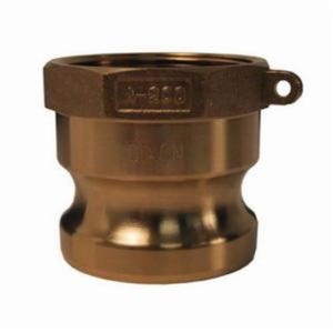 Dixon® G50-A-BR Global Type A Cam & Groove Adapter, 1/2 in x 1/2-14 Nominal, Male Adapter x FNPT End Style, C38000 Forged Brass