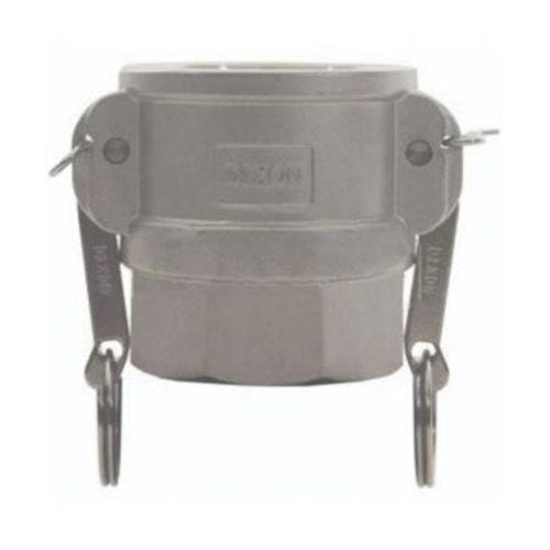 Dixon® G50-D-SS Global Type D Cam & Groove Coupler, 1/2 in Nominal, Female Coupler x FNPT End Style, 316 Stainless Steel