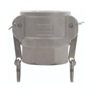 Dixon® G50-D-SS Global Type D Cam & Groove Coupler, 1/2 in Nominal, Female Coupler x FNPT End Style, 316 Stainless Steel
