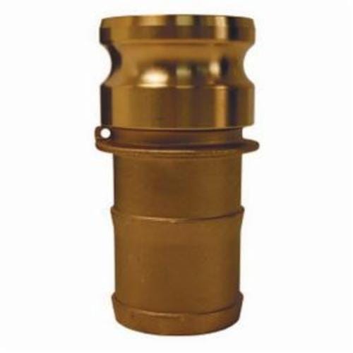 Dixon® G50-E-BR Global Type E Cam & Groove Adapter, 1/2 in Nominal, Male Adapter x Hose Shank End Style, C38000 Forged Brass